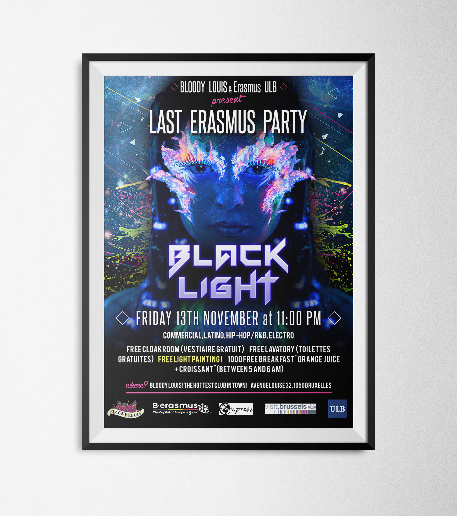 Black Light Party ULB